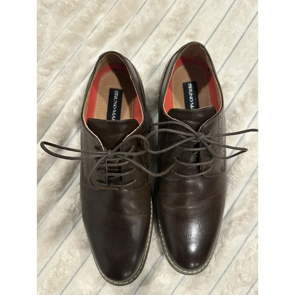 Bruno Marc Men’s Faux Leather Dress Shoes Size 8.5M